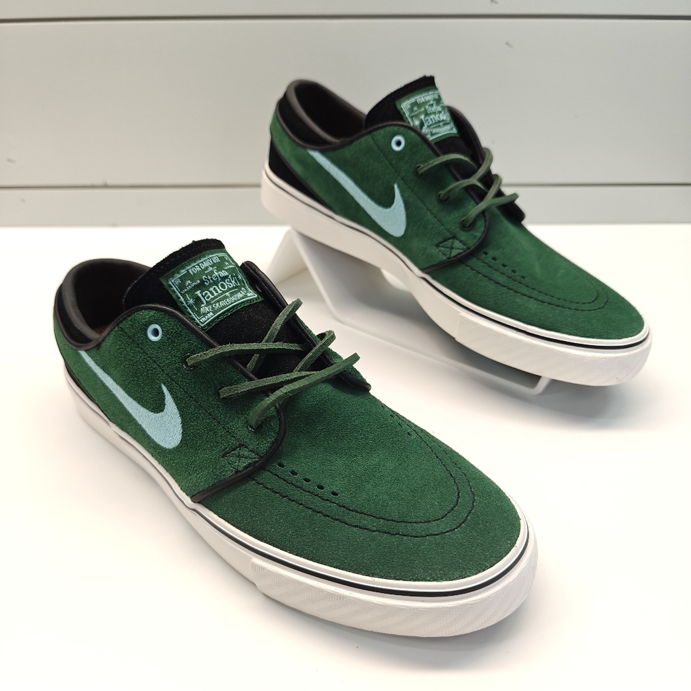 Nike Zoom Stefan Janoski + SB Gorge Green Casual Suede Sneakers size Men's 7